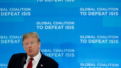 Trump says 100% of so-called Islamic State territory could be liberated by next week