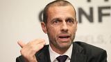 Aleksander Čeferin e Fernando Gomes mais quatro anos na UEFA