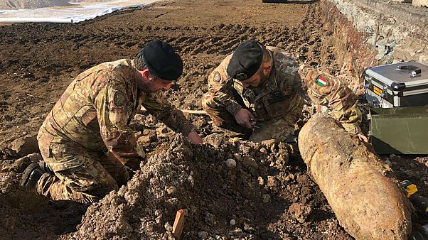 Rome's Ciampino airport reopened after the discovery of WWII bomb Rome's Ciampino airport reopened after the discovery of WWII bomb