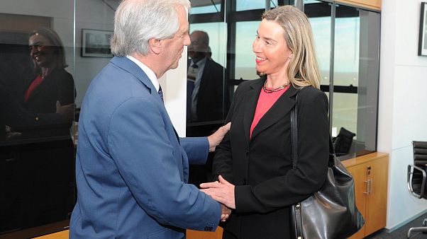 "Urge evitar una intervención extranjera en Venezuela" advierte Mogherini al grupo de contacto "Urge evitar una intervención extranjera en Venezuela" advierte Mogherini al grupo de contacto
