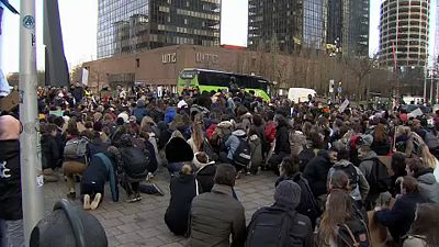 Clima:In Belgio continuano le proteste ad oltranza degli studenti