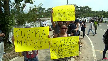 Venezuela: gli aiuti arrivati al confine con la Colombia