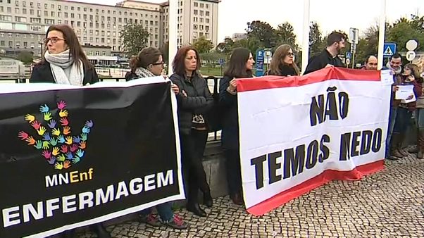 Protesto dos enfermeiros ainda mais unido após "contra-ataque" do Governo Protesto dos enfermeiros ainda mais unido após "contra-ataque" do Governo