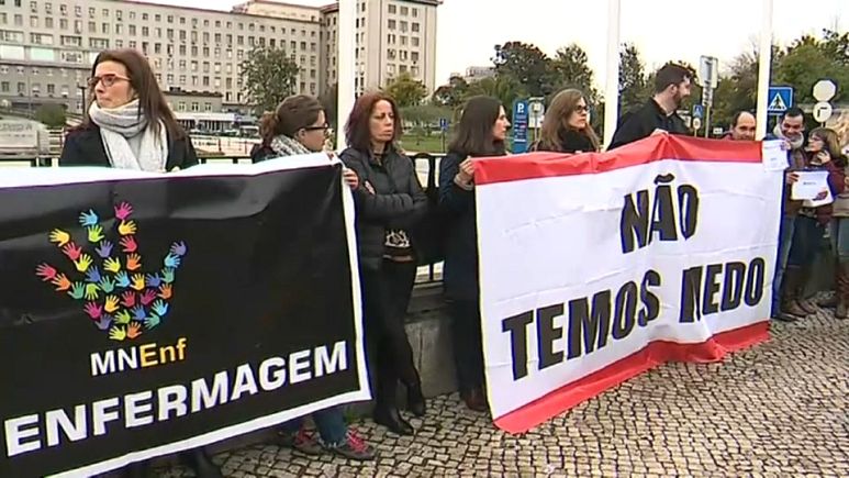 Protesto dos enfermeiros ainda mais unido após "contra-ataque" do Governo