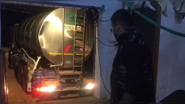Crying over spilled milk? Italian farmers' unusual protest over low dairy prices Crying over spilled milk? Italian farmers' unusual protest over low dairy prices