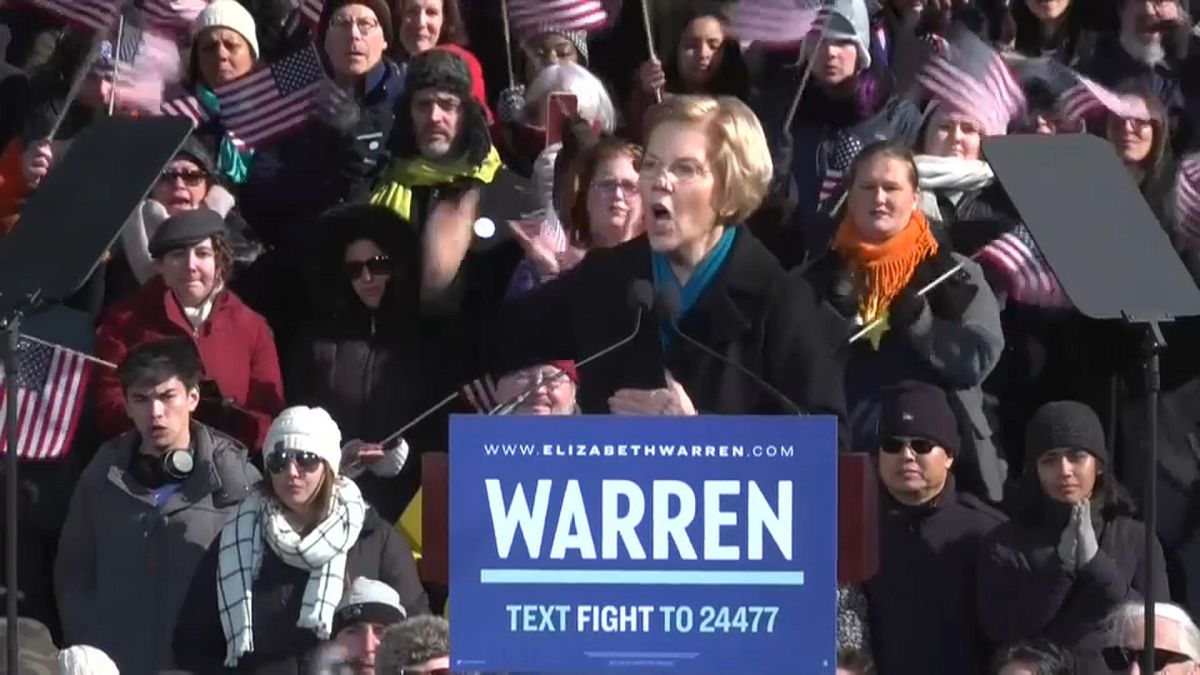 Senator Elizabeth Warren enters 2020 US presidential race