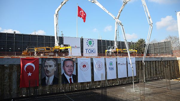 Atatürk Kültür Merkezi temel atma töreni Atatürk Kültür Merkezi temel atma töreni