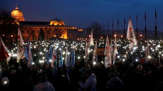 Hungarians protest 'slave law' as Orban pledges to boost population