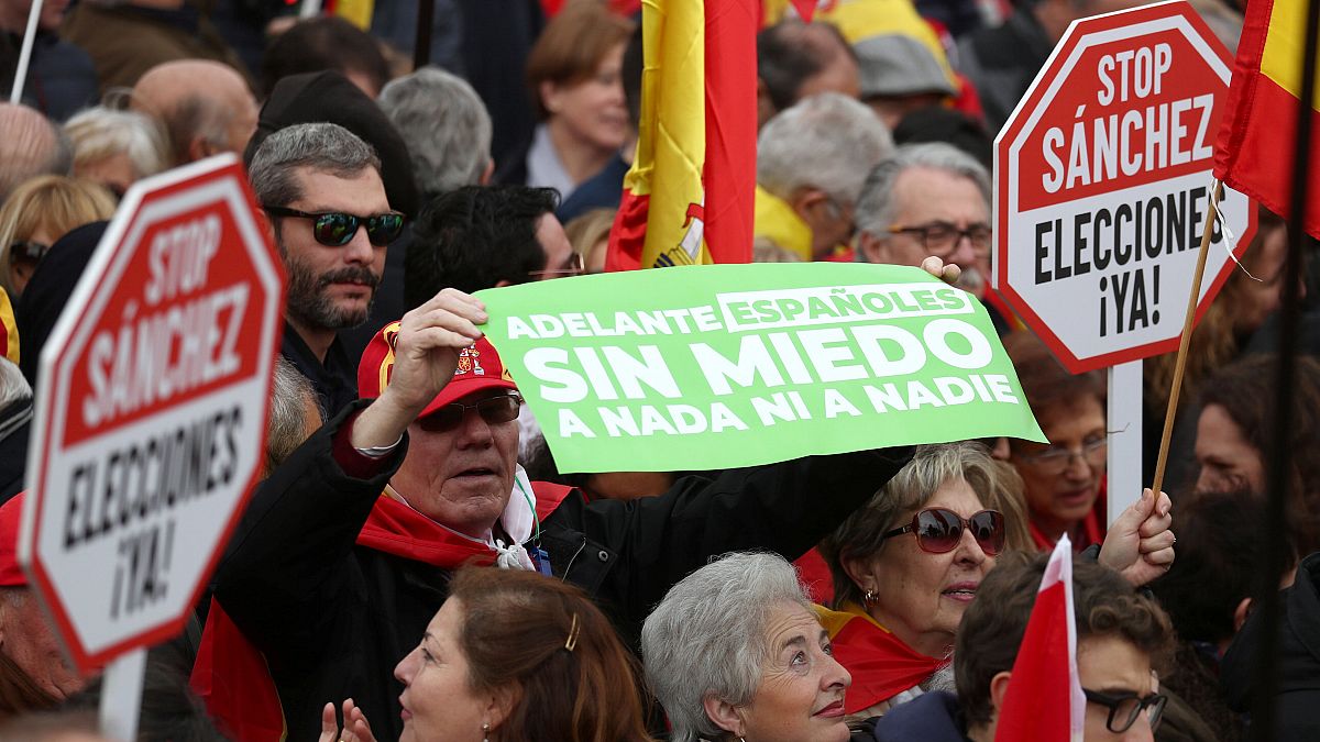 Direita unida contra diálogo entre Sánchez e catalães