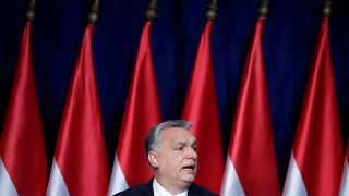 Le premier ministre hongrois Viktor Orbán lance la campagne des européennes