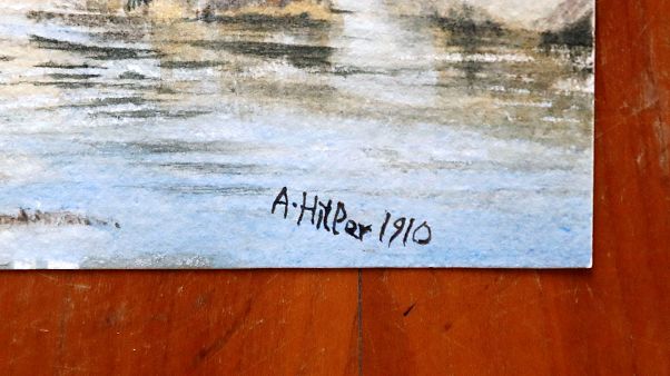 Adolf Hitler'e ait 1910 yılında atılmış bir imza Adolf Hitler'e ait 1910 yılında atılmış bir imza
