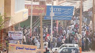 صورة لمسيرة في العاصمة السودانية الخرطوم