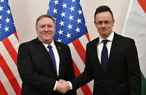 Mike Pompeo Szijjártó Péterrel tárgyalt Budapesten