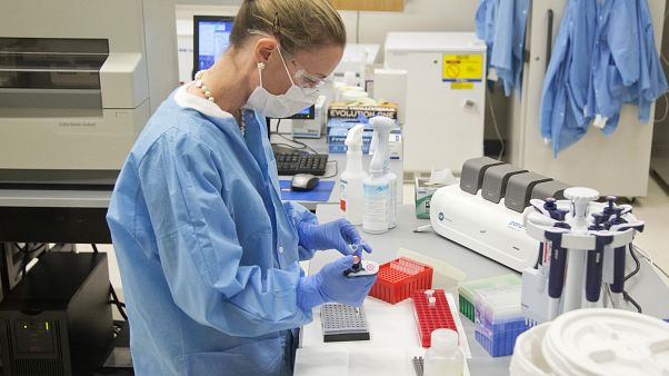 A forensic scientist in Washington, 2015 A forensic scientist in Washington, 2015