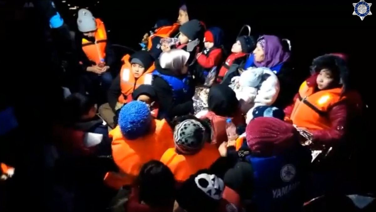 Sauvetage de migrants en mer Égée