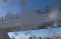 Milchregen auf der Autobahn