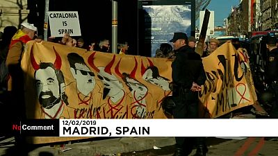 Madrid: Rechtsextreme protestieren gegen Separatisten