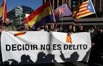 Διαδηλώσεις στη Μαδρίτη για τη δίκη των αυτονομιστών