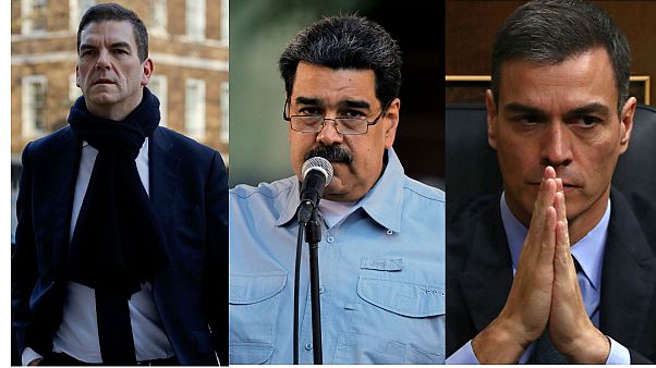 Olly Robbins, Maduro and Pedro Sanchez Olly Robbins, Maduro and Pedro Sanchez