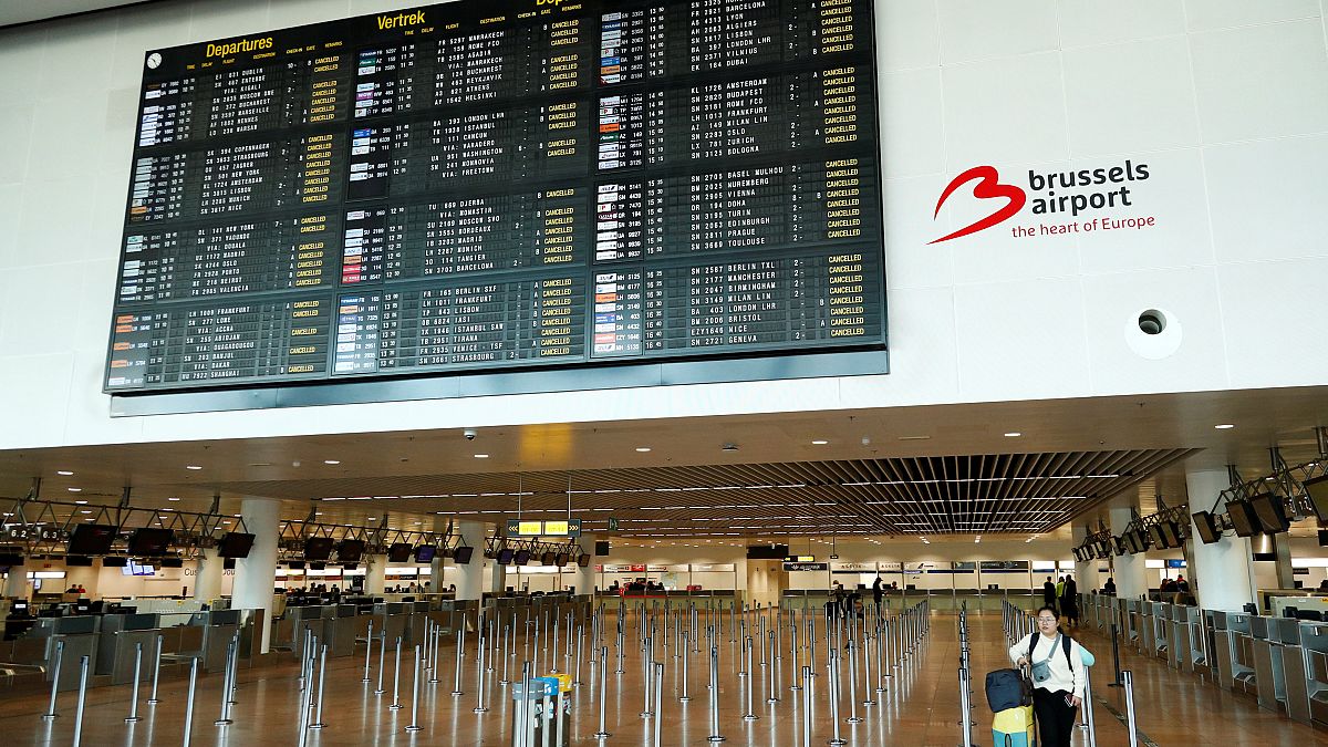Grève à l'aéroport de Bruxelles