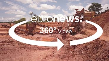 Veja a 360º esta mina de diamantes em Angola