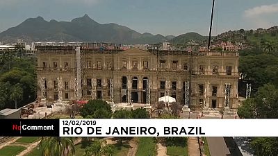 Restoration of Brazil's National Museum continues five months after devastating fire