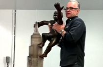 Chefs recreate Hollywood monster King Kong with 1.8m chocolate statue