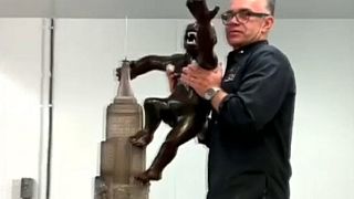 Chefs recreate Hollywood monster King Kong with 1.8m chocolate statue