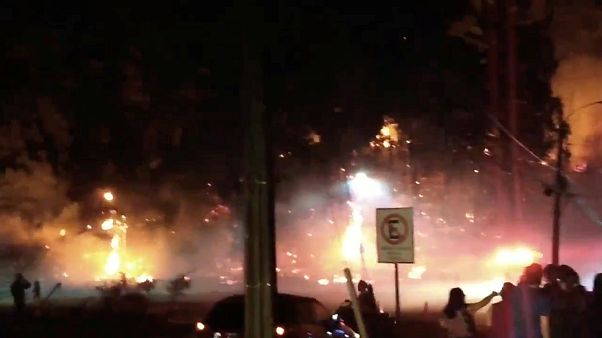 Лесные пожары охватили юг Чили Лесные пожары охватили юг Чили