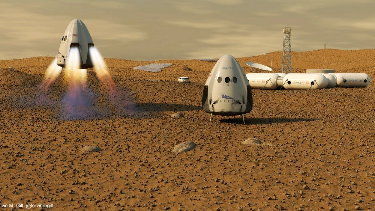 ایستگاه فضایی در مریخ