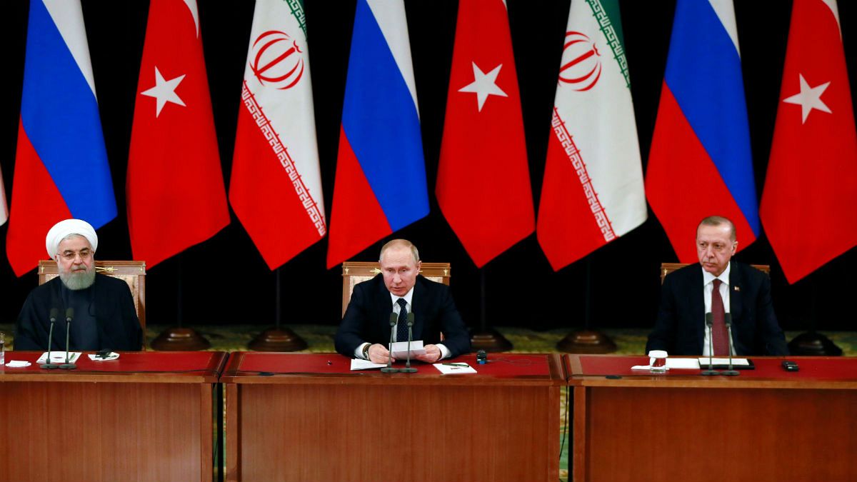 روسای جمهوری ایران، ترکیه و روسیه
