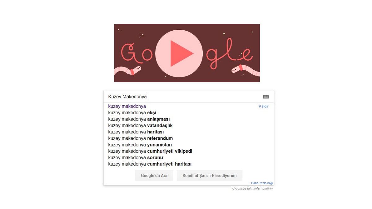 Google aramalarına göre Makedonya'nın yeni ismi Türkiye'de ne kadar biliniyor?