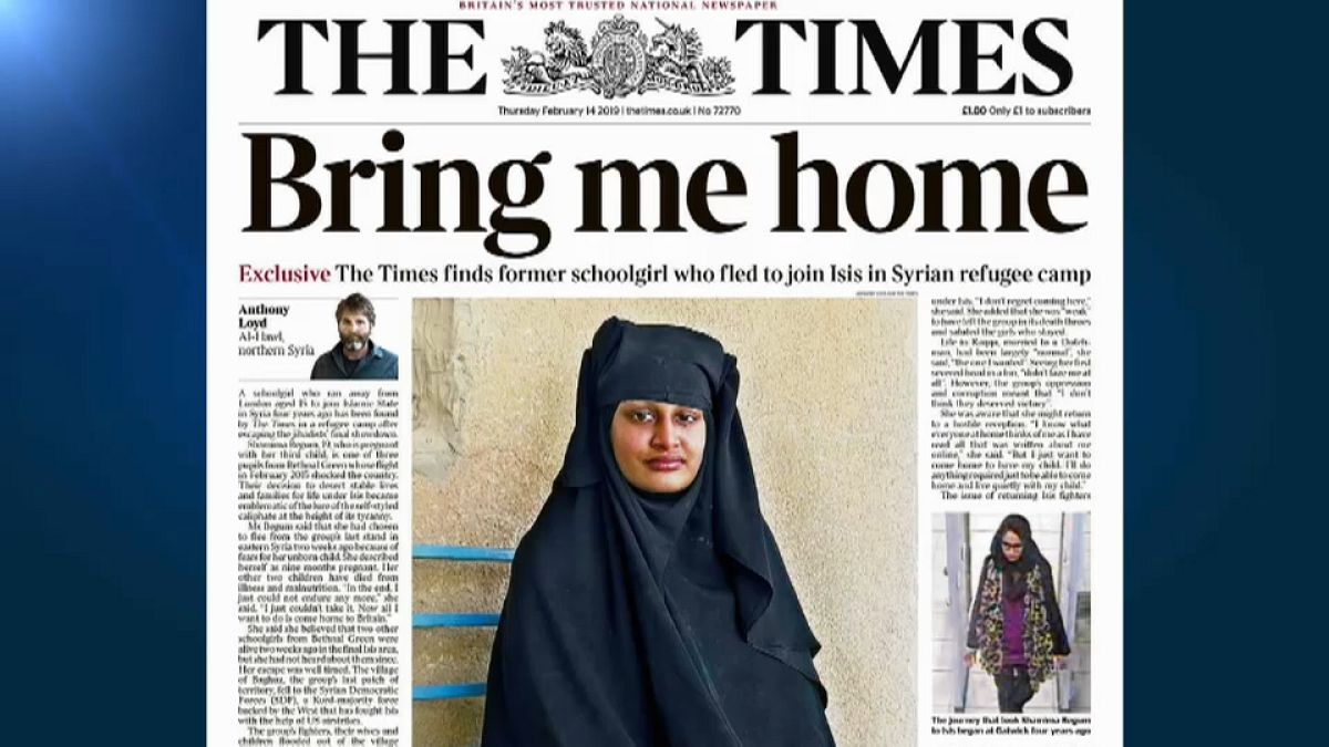 Shamima, la 19enne inglese fuggita in Siria, vuole tornare a casa
