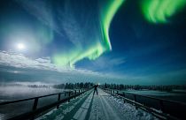 Nordlicht-Spektakel über Lappland