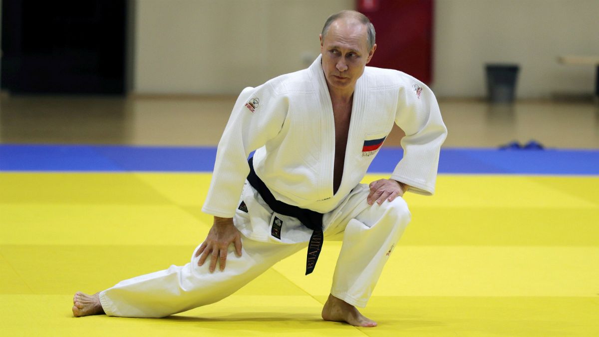 پوتین در جریان مبارزه با قهرمان جودو روسیه مجروح شد