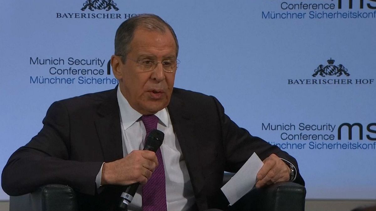 Watch: Lavrov calls British defence secretary 'minister of war'