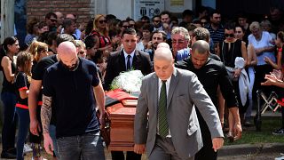 Der argentinische Fußballprofi Emiliano Sala wurde in seiner Heimatstadt Progreso beerdigt