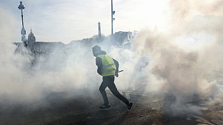 جلیقه زردها؛ ویدیوی حمله به یک خووری پلیس در لیون فرانسه جنجال ساز شد