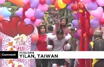 تایوان؛ جشن سال نو و مسابقۀ ویژۀ زوج‌ها