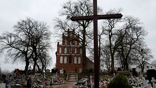 The Church of Saint Jacob in Ostrowite village, Poland