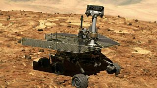 مسبار روفر على سطح المريخ (ناسا)