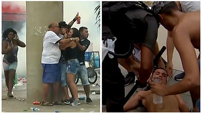 شاهد: أعمال عنف تفسد أجواء نهائي كأس غوانابارا البرازيلي 