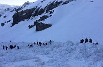 Лавина в Швейцарских Альпах: поиски приостановлены