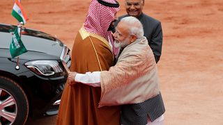 رئيس الوزراء الهندي مودي مرحباً ببن سلمان