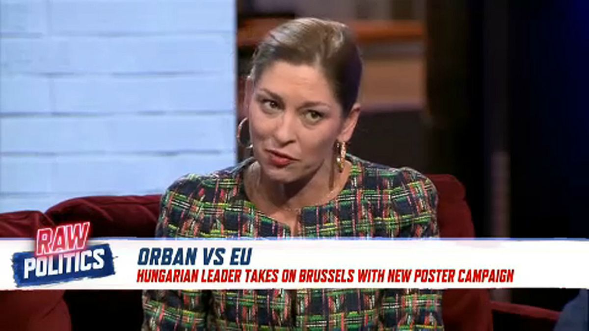 Raw Politics: Orban takes aim at Juncker in poster campaign