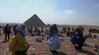 140 skydivers from 32 countries are involved in the the two-day event