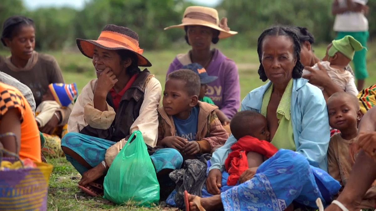 Los menores son los más afectados por la sequía que asola el sur de Madagascar