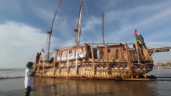 Von Chile nach Australien: Schilfrohrboot auf Mission Von Chile nach Australien: Schilfrohrboot auf Mission