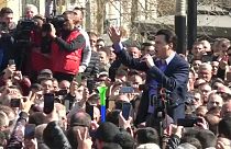 المعارضة في ألبانيا تتظاهر للمطالبة بتنحي الحكومة 