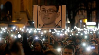 Slovaks remember slayed journalist Jan Kuciak and renew justice calls